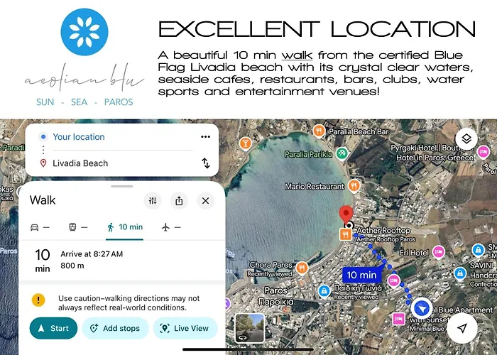 Appartement Aeolian Blu 10 Páros